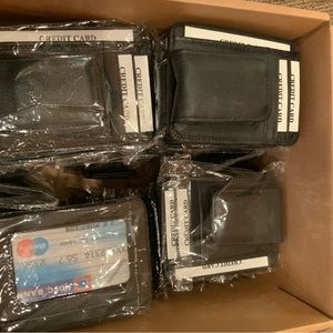Wholesale lot of 35 Wallet Money clip genuine leather
